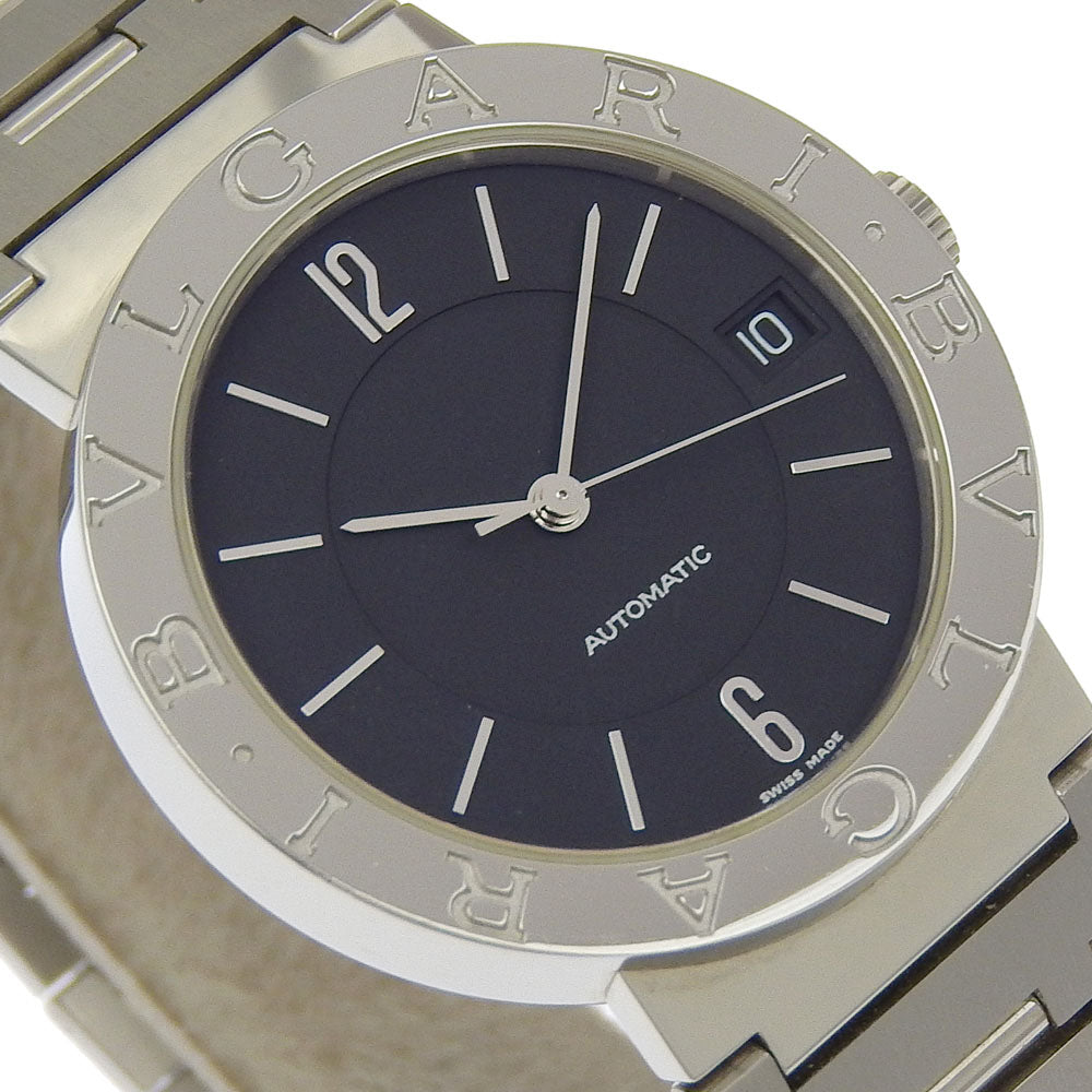 Bvlgari Watches Mechanical Automatic Bb33Ss Stainless Steel Silver Date Bulgari Bulgari Black Dial