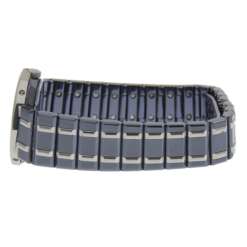 Corum Watches Quartz 39.610.30.V50 Stainless Steel, Gun Blue Silver Admirals Cup Navy Dial Women
