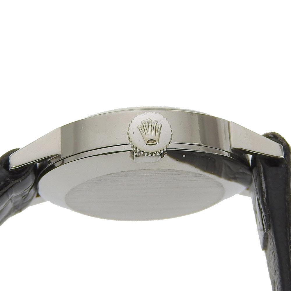 Rolex Watches Hand Winding 2649 Stainless Steel , Leather Silver Cal.1400 No. 2 Precision Silver