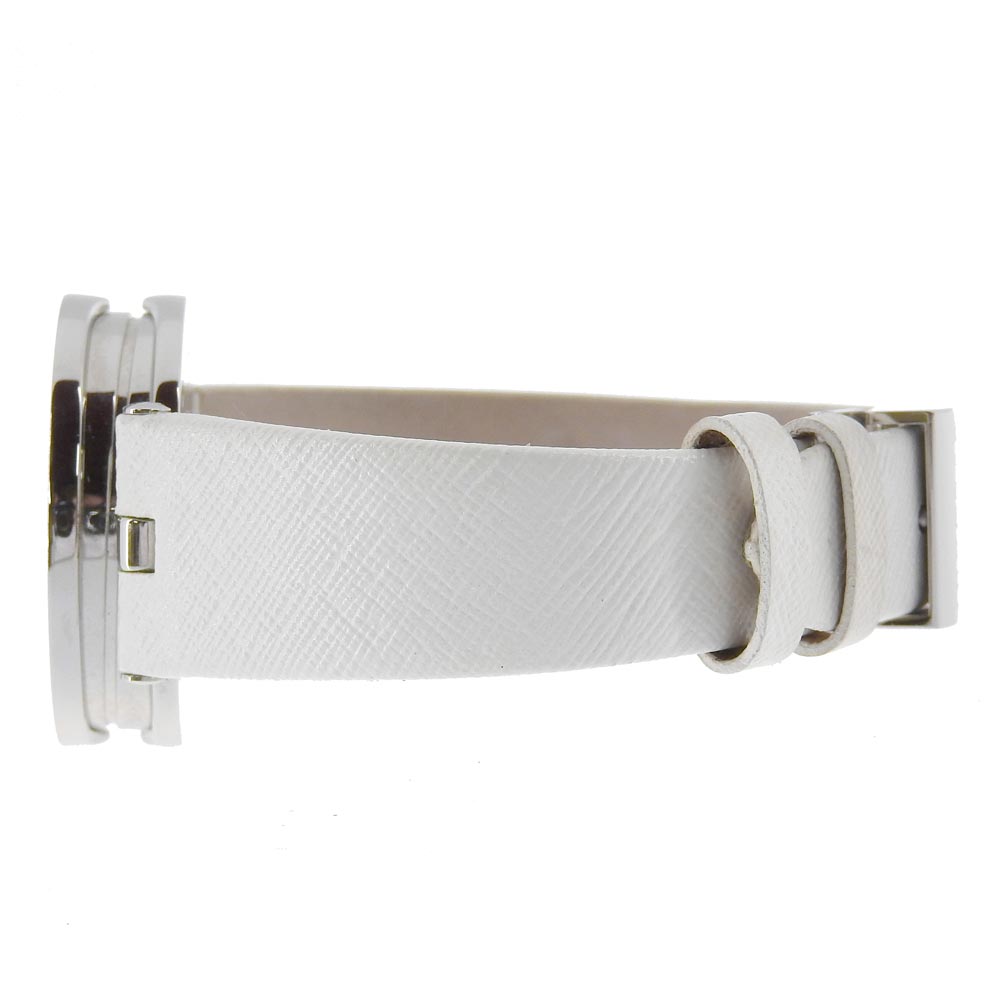 Bvlgari Watches Quartz Bz30Fdsl Stainless Steel , Leather White Be Zero One B-Zero1 White Shell