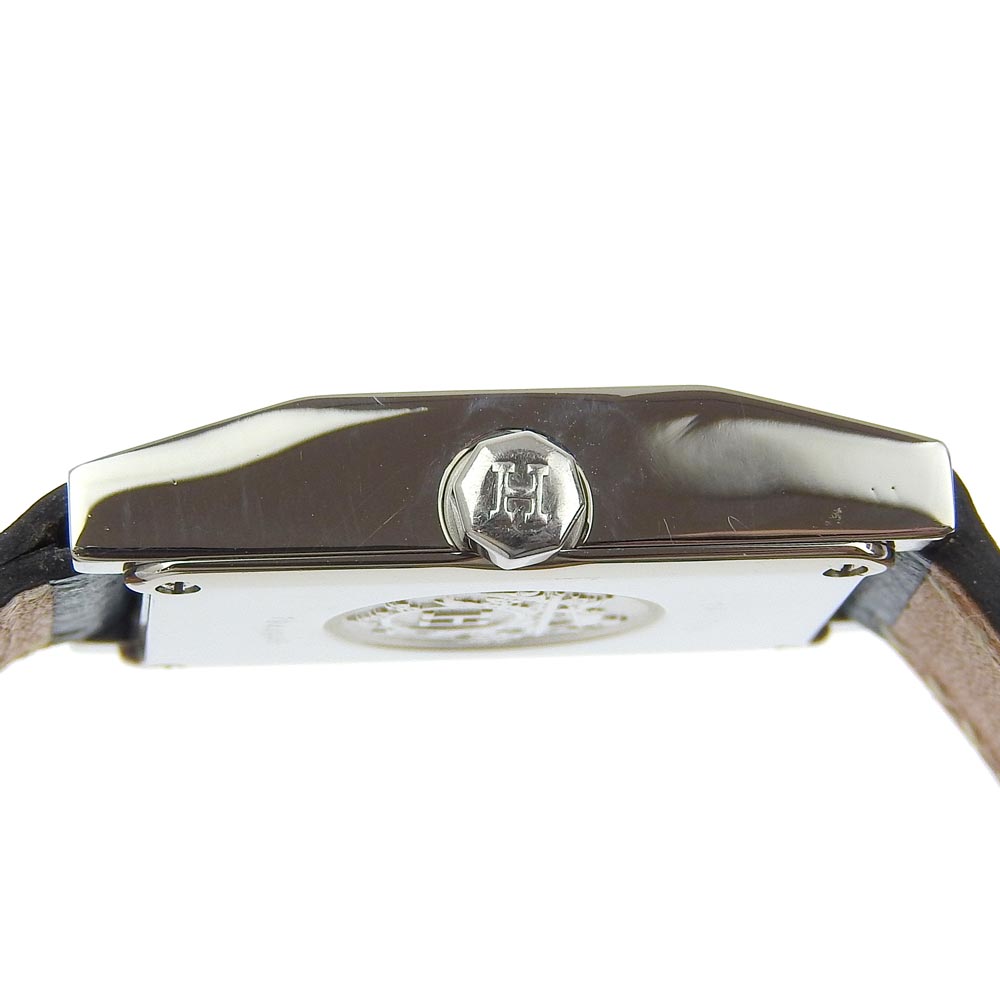 Hermes Watches Quartz Ta1.210 Stainless Steel , Leather Blue Tandem Blue Dial Women