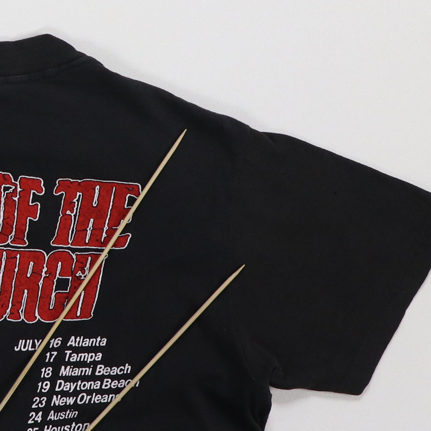 1987 Lords Of The New Church Tour Shirt