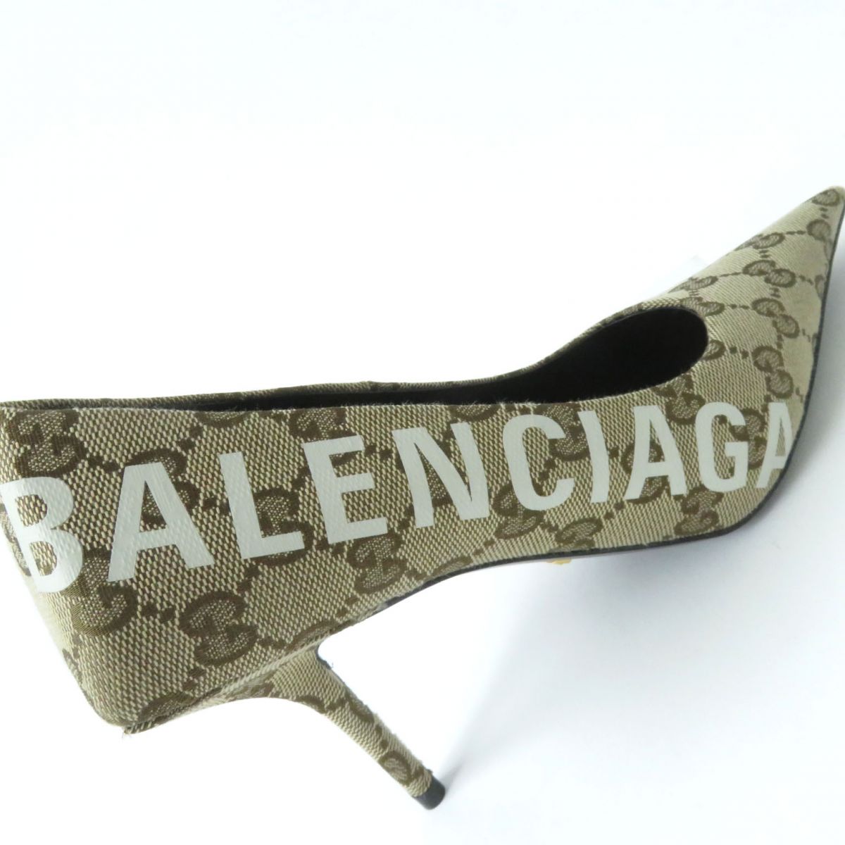 Gucci Pumps Gg Canvas Brown Type Women 36.5