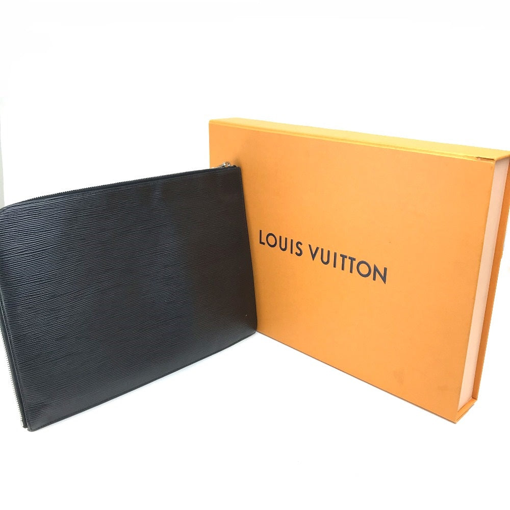 Louis Vuitton Business Bag M64153 Epi Leather Black Epi Pochette Jules Gm Nm Mens