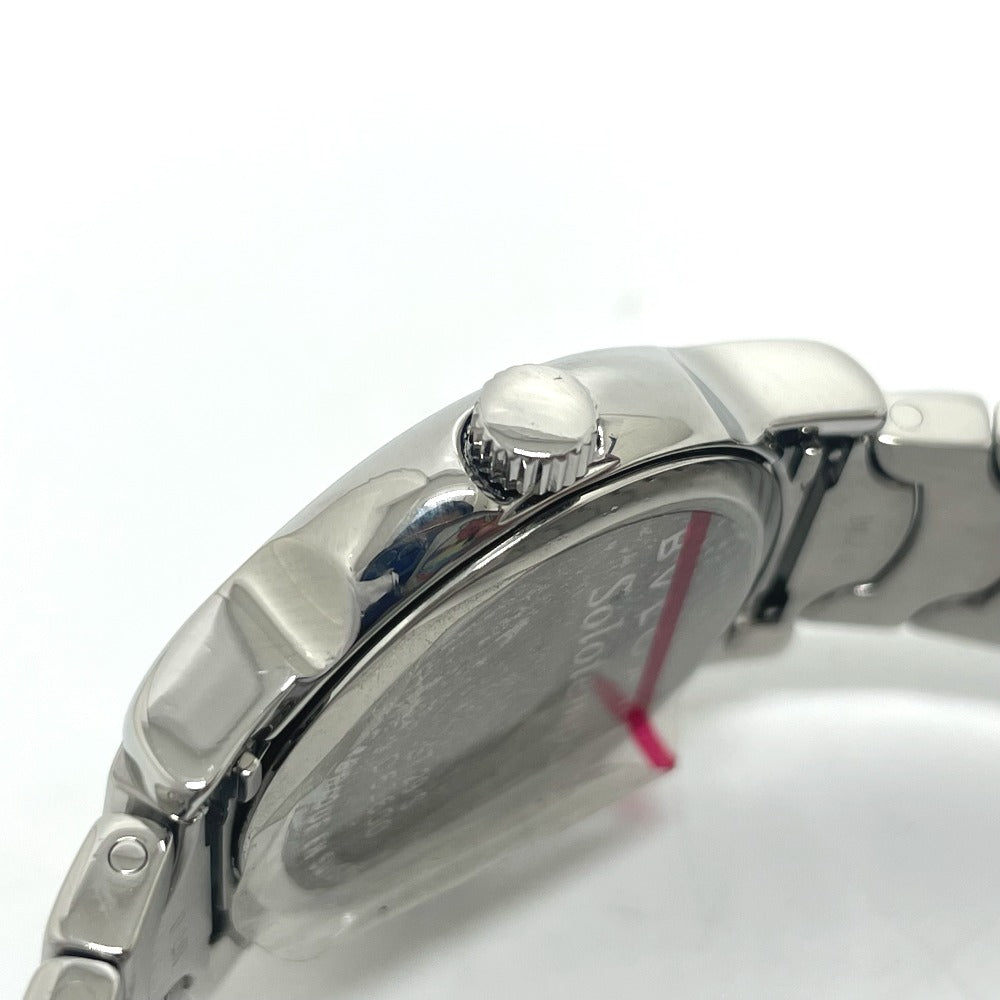 Bvlgari Watches Quartz St29S Stainless Steel Silver Solo Tempo Black Dial Women