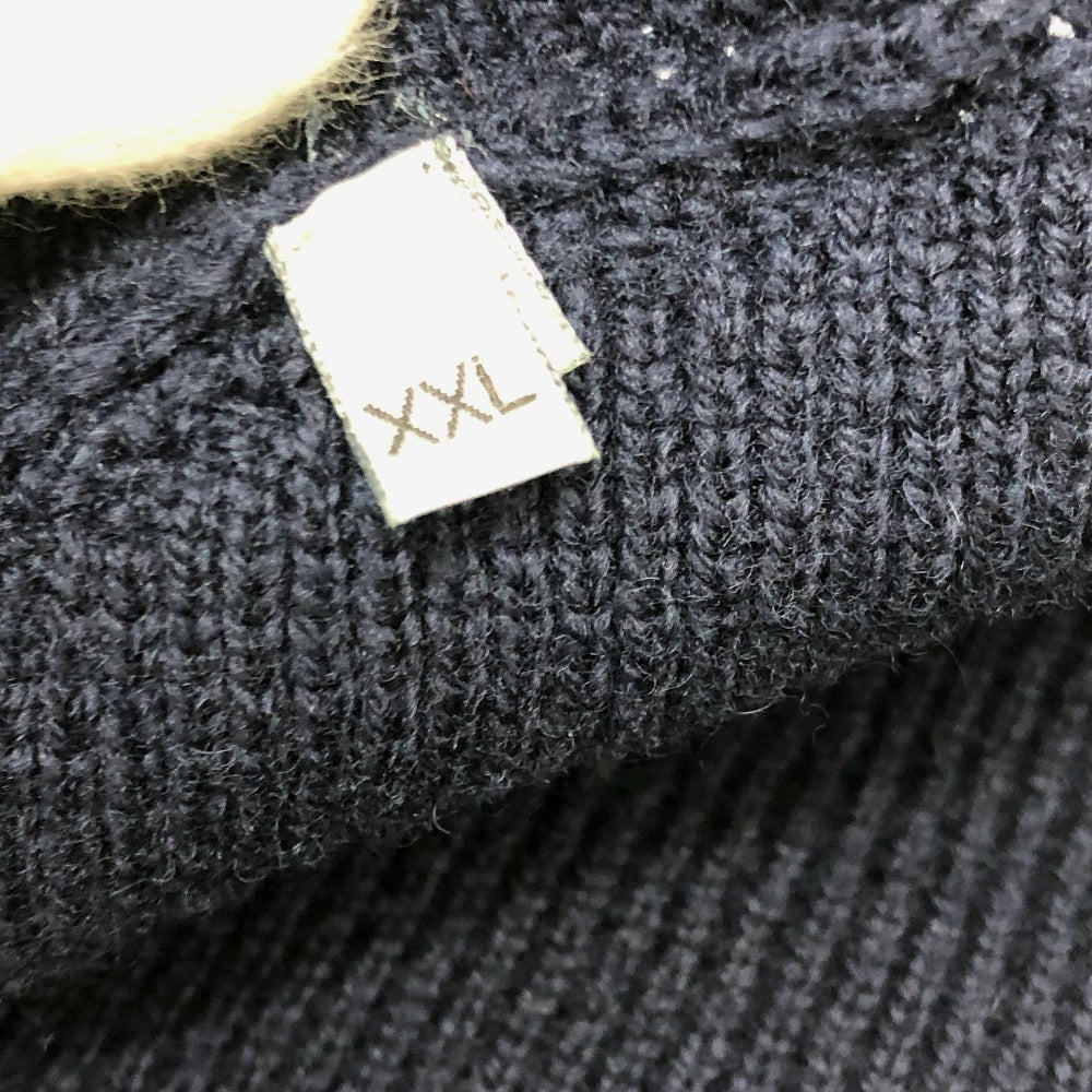 Dior Sweater 033M630At171 Wool Navy X White Logo Sean Stussy Mens Xxl