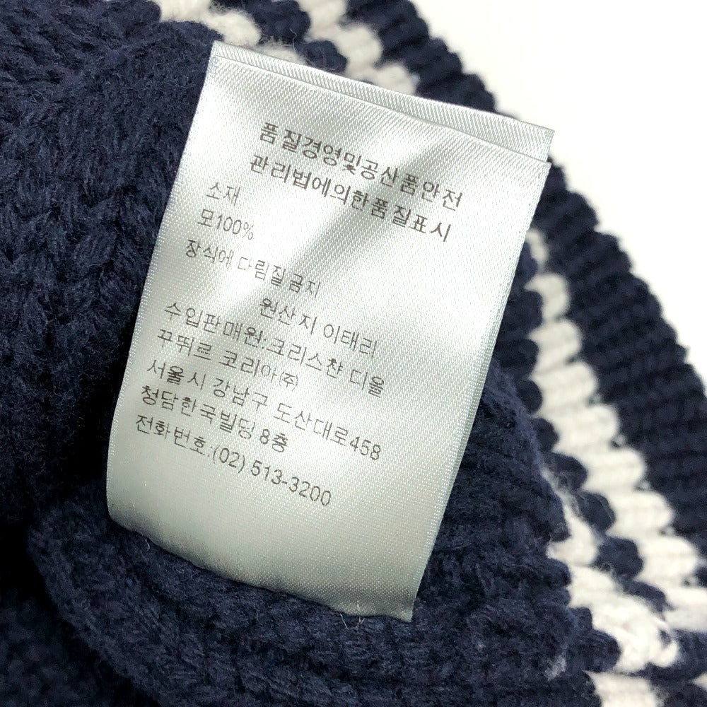 Dior Sweater 033M630At171 Wool Navy X White Logo Sean Stussy Mens Xxl