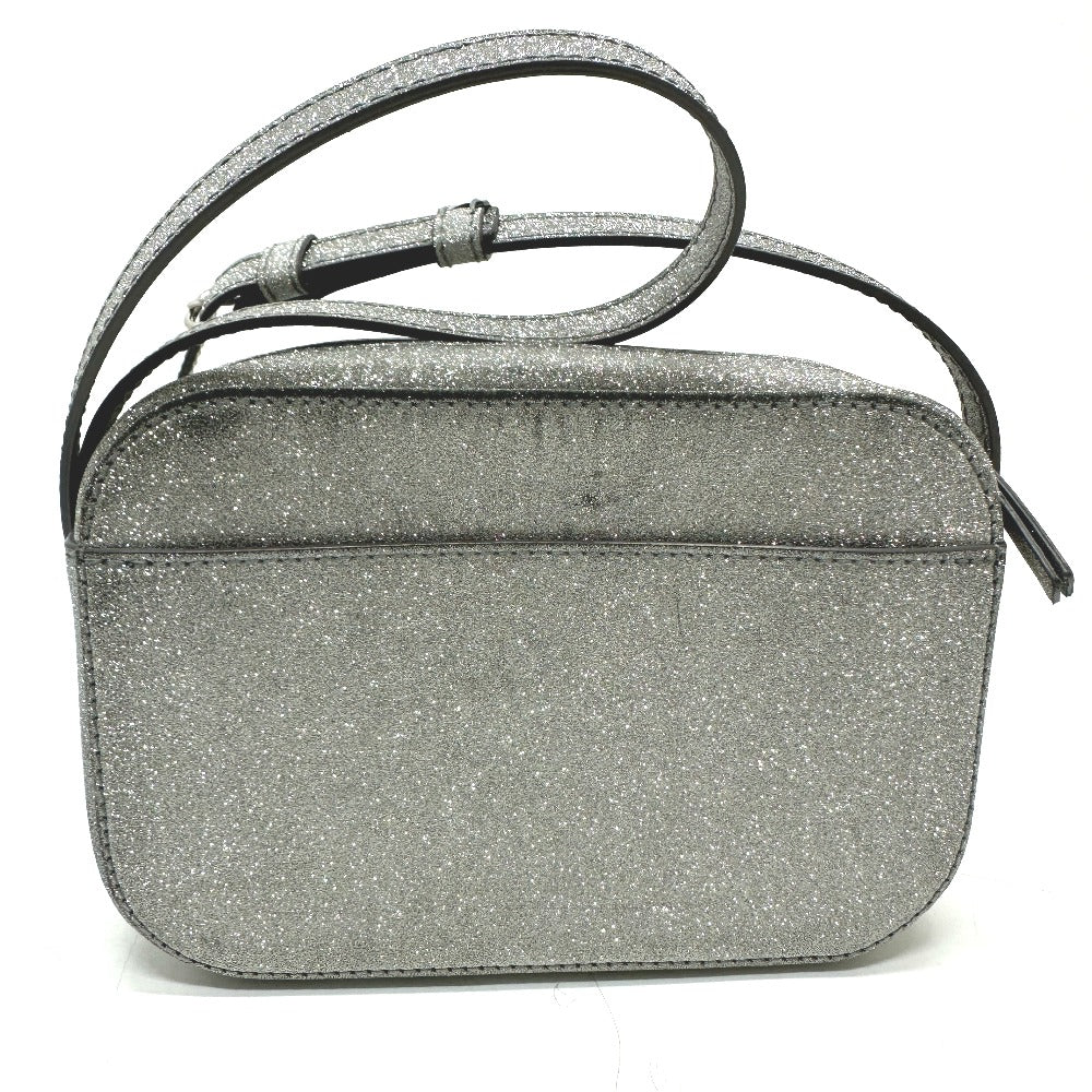 Balenciaga Shoulder Bag 552372 Leather Silver Logo Everyday Camera Bag Women
