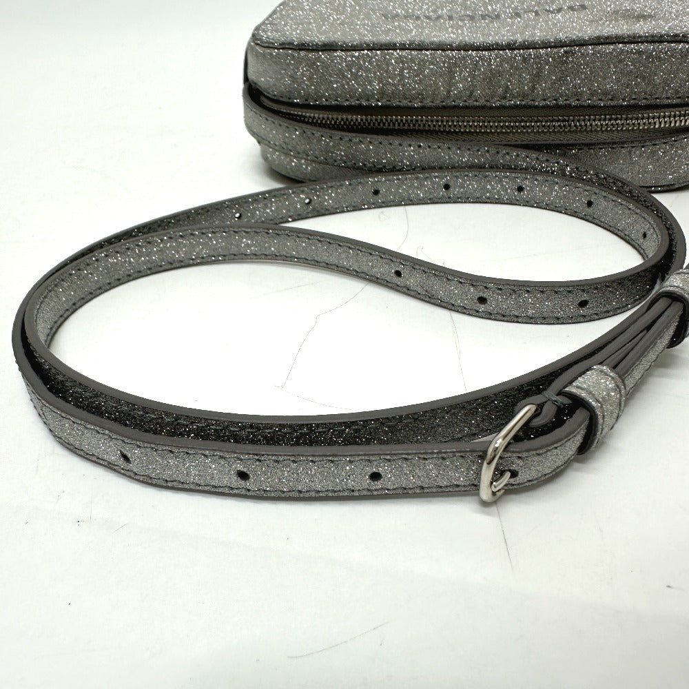 Balenciaga Shoulder Bag 552372 Leather Silver Logo Everyday Camera Bag Women