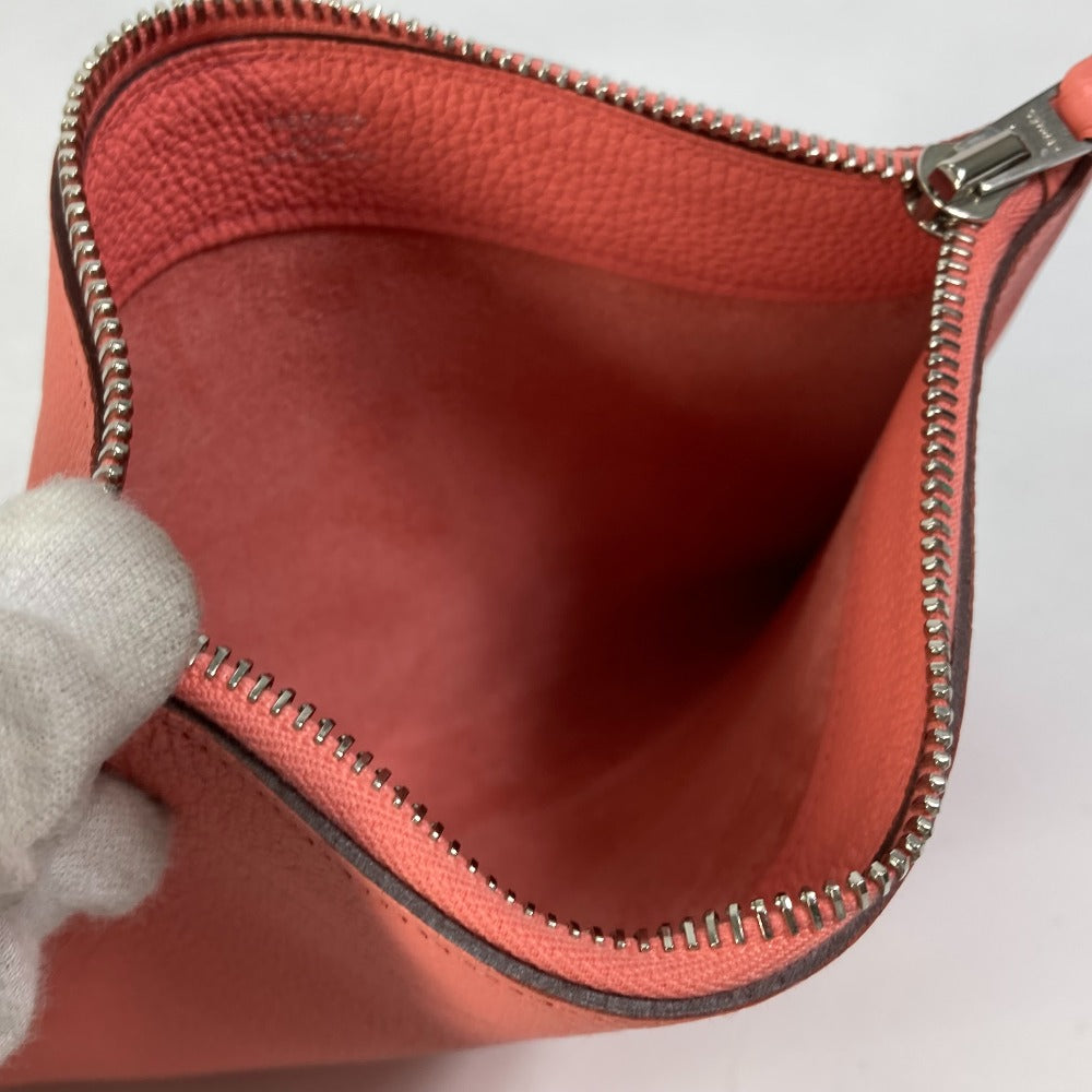 Hermes Pouch Togo Pink Bazaar Mini Pm Women