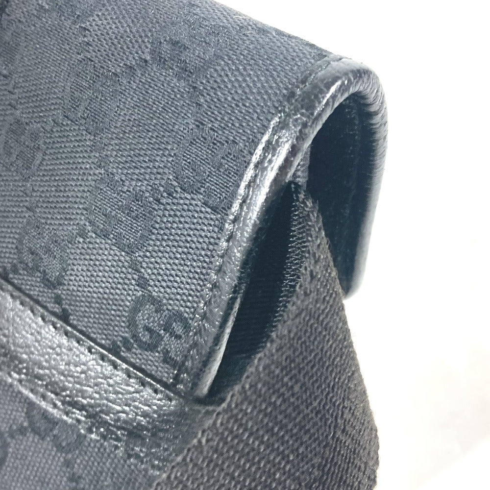 Gucci Sling Bag 131236 Gg Canvas / Leather Black Cross Gg Unisex(Unisex)