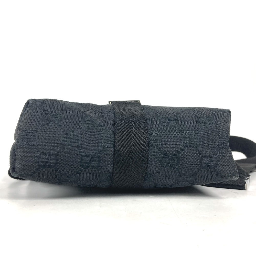Gucci Sling Bag 131236 Gg Canvas / Leather Black Cross Gg Unisex(Unisex)