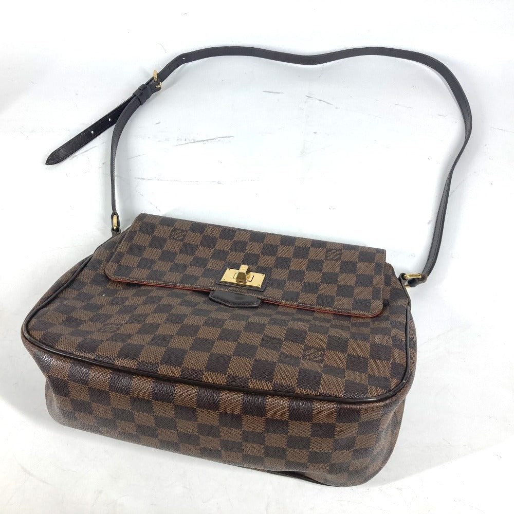 Louis Vuitton Shoulder Bag N41178 Damier Canvas Brown Damier Buzaslowsbury Women