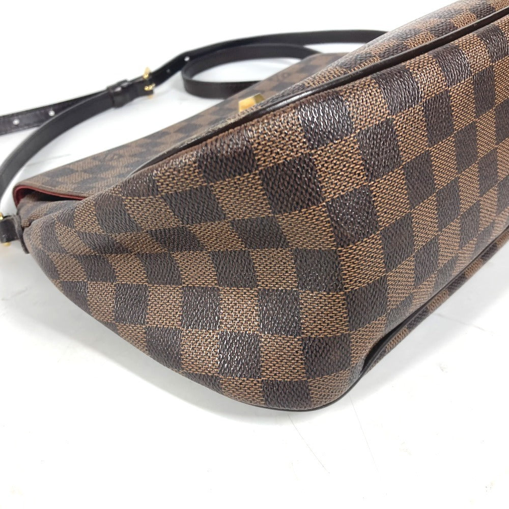 Louis Vuitton Shoulder Bag N41178 Damier Canvas Brown Damier Buzaslowsbury Women