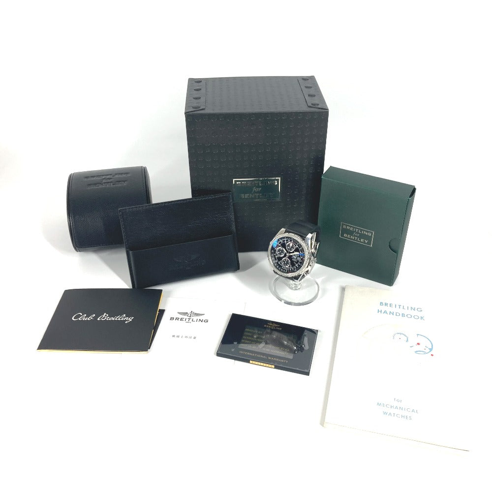 Breitling Watches Mechanical Automatic A1336224/Bb57 Rubber Belt, Stainless Steel Black Bentley Gt