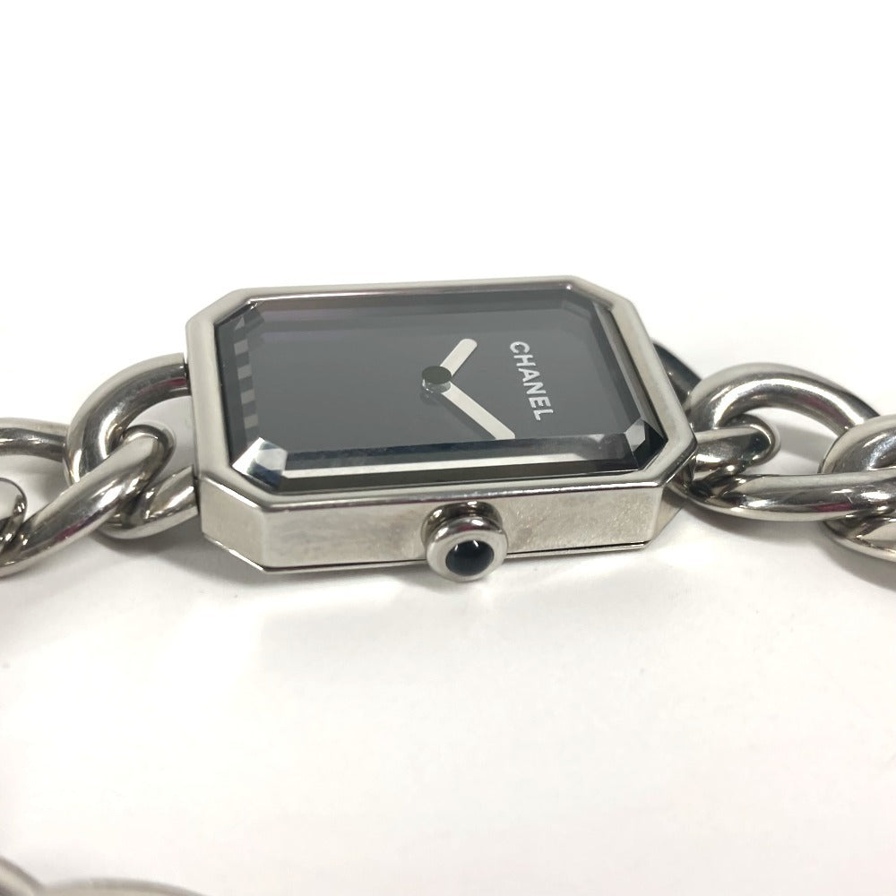 Chanel Watches H3250@ Stainless Steel Silver Premiere Black Dial Women