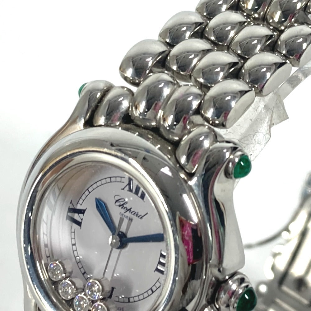 Chopard Watches Quartz 27/8250-22 Stainless Steel Silver 5P Diamond Diamond Happy Sports White Dial