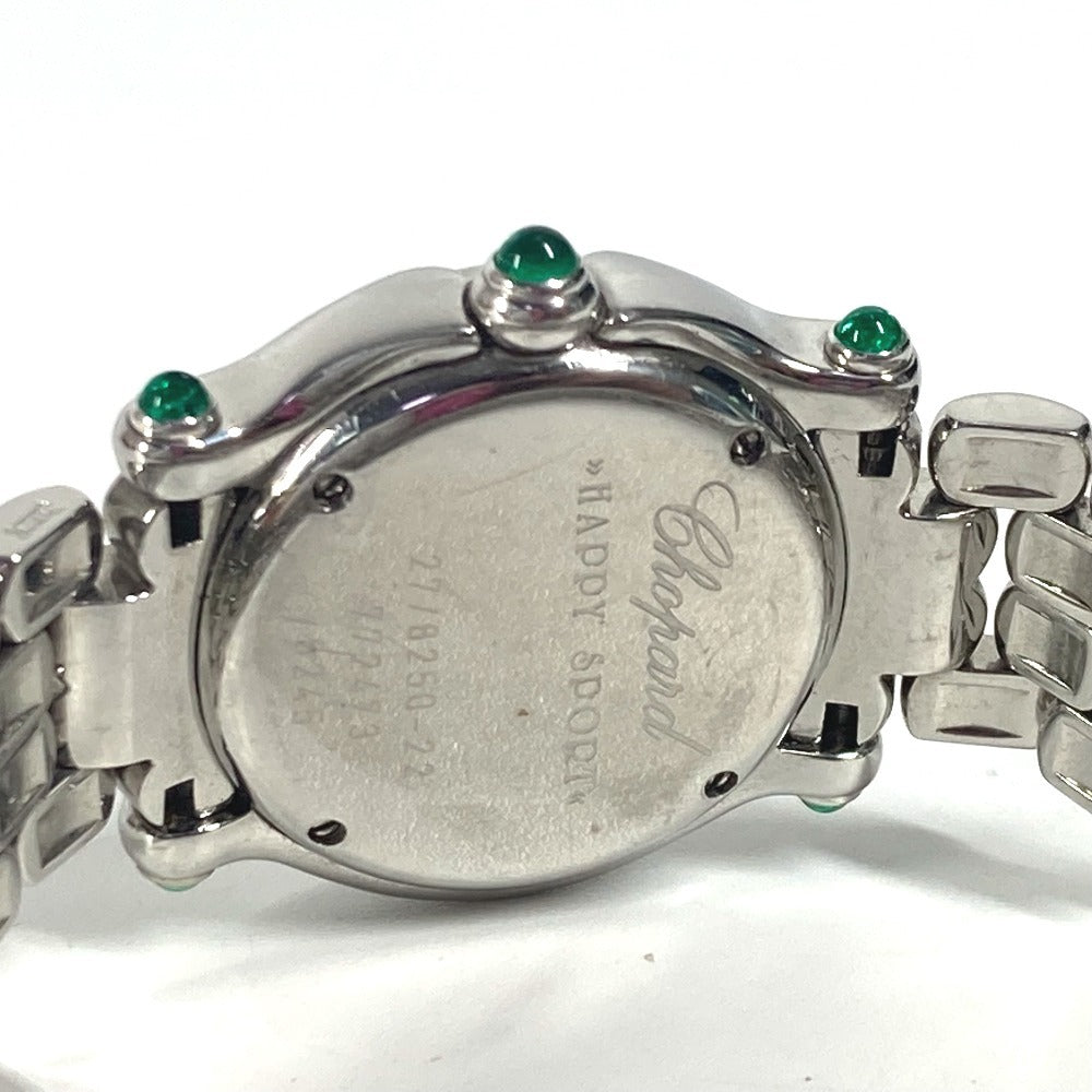 Chopard Watches Quartz 27/8250-22 Stainless Steel Silver 5P Diamond Diamond Happy Sports White Dial
