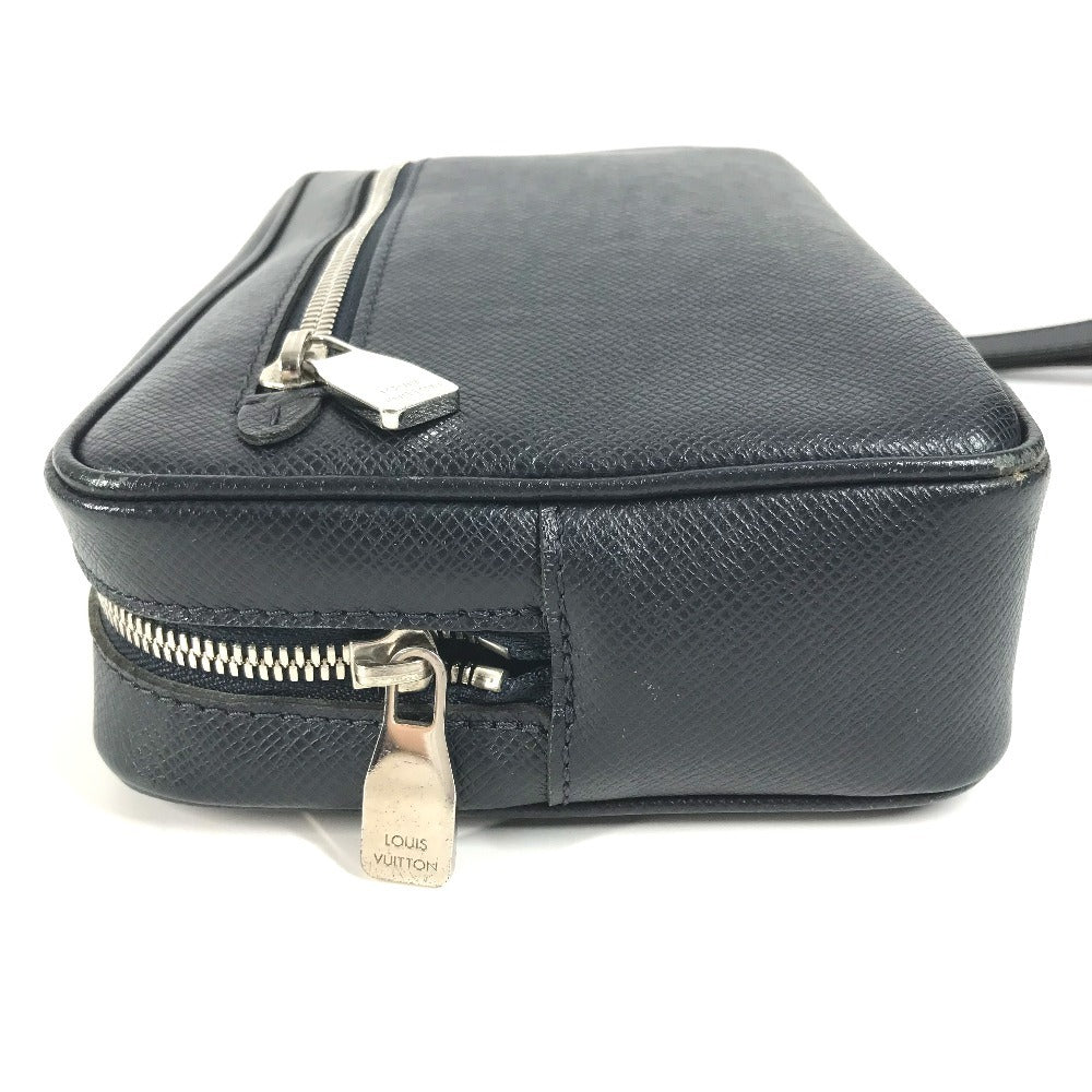 Louis Vuitton Business Bag M33423 Taiga Leather Navy Taiga Pochette Kasai