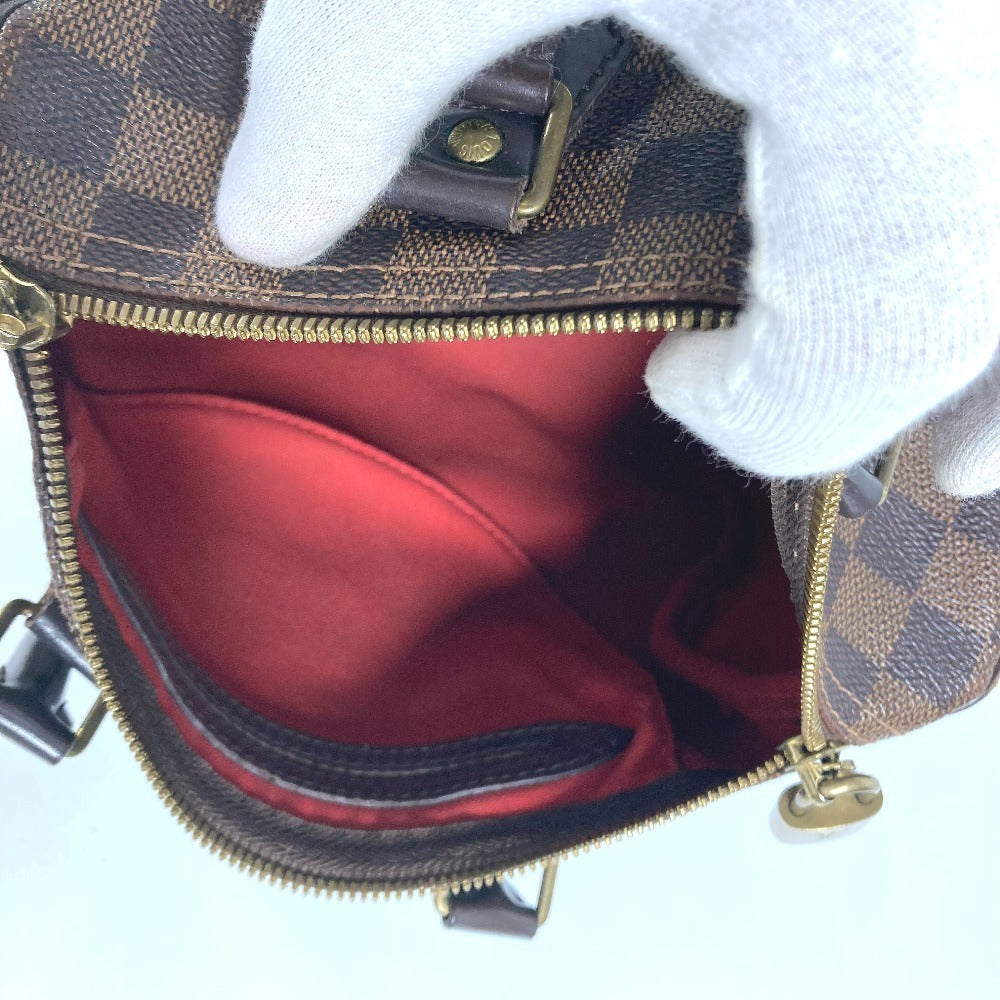 Louis Vuitton Handbag N41368 Damier Canvas Brown Damier Speedy Bandouliere 25