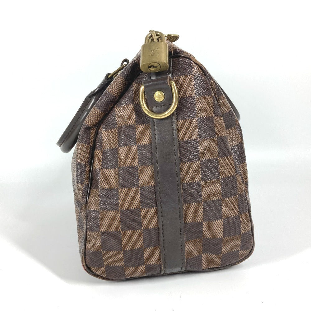 Louis Vuitton Handbag N41368 Damier Canvas Brown Damier Speedy Bandouliere 25