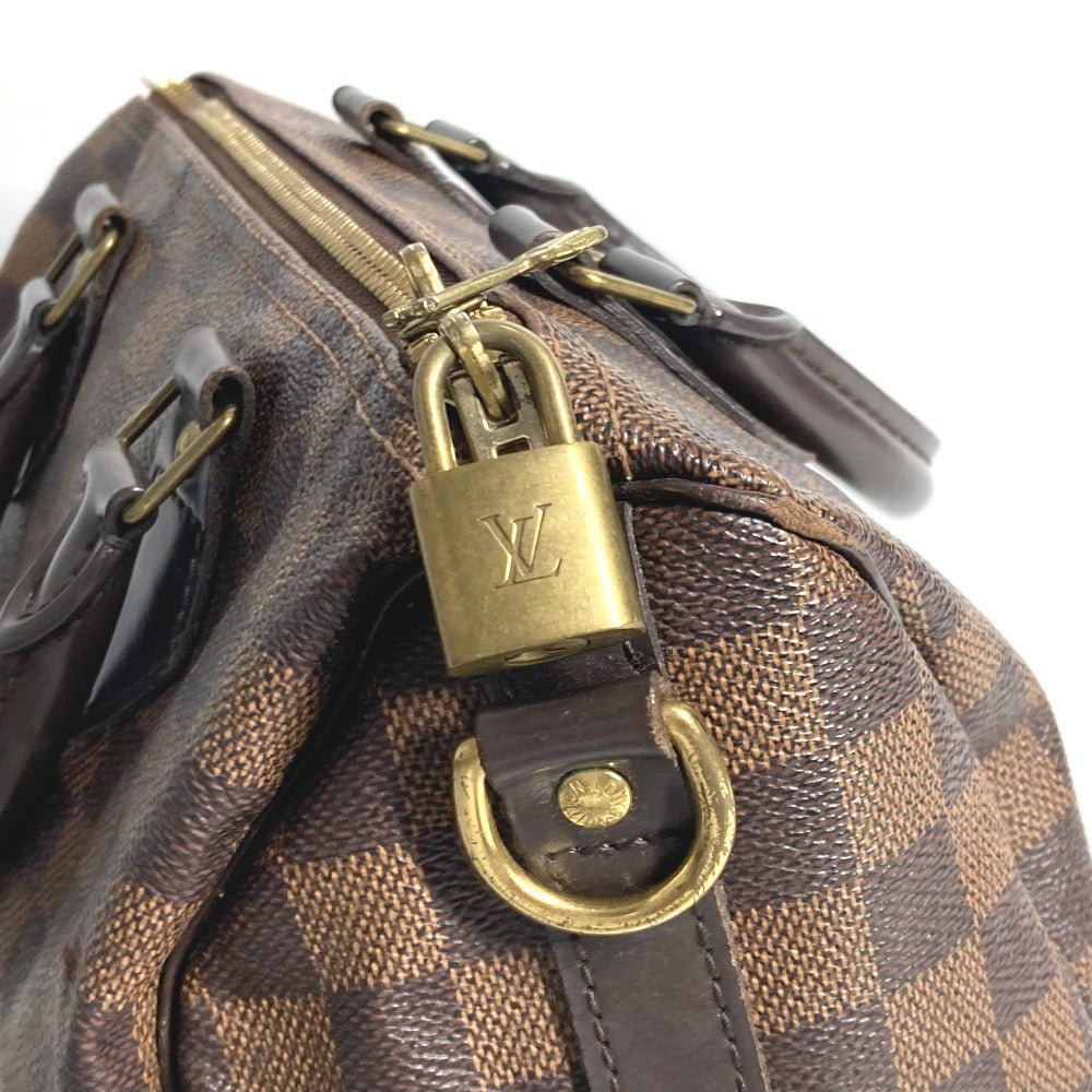 Louis Vuitton Handbag N41368 Damier Canvas Brown Damier Speedy Bandouliere 25