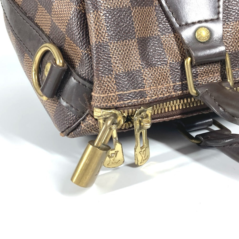 Louis Vuitton Handbag N41368 Damier Canvas Brown Damier Speedy Bandouliere 25