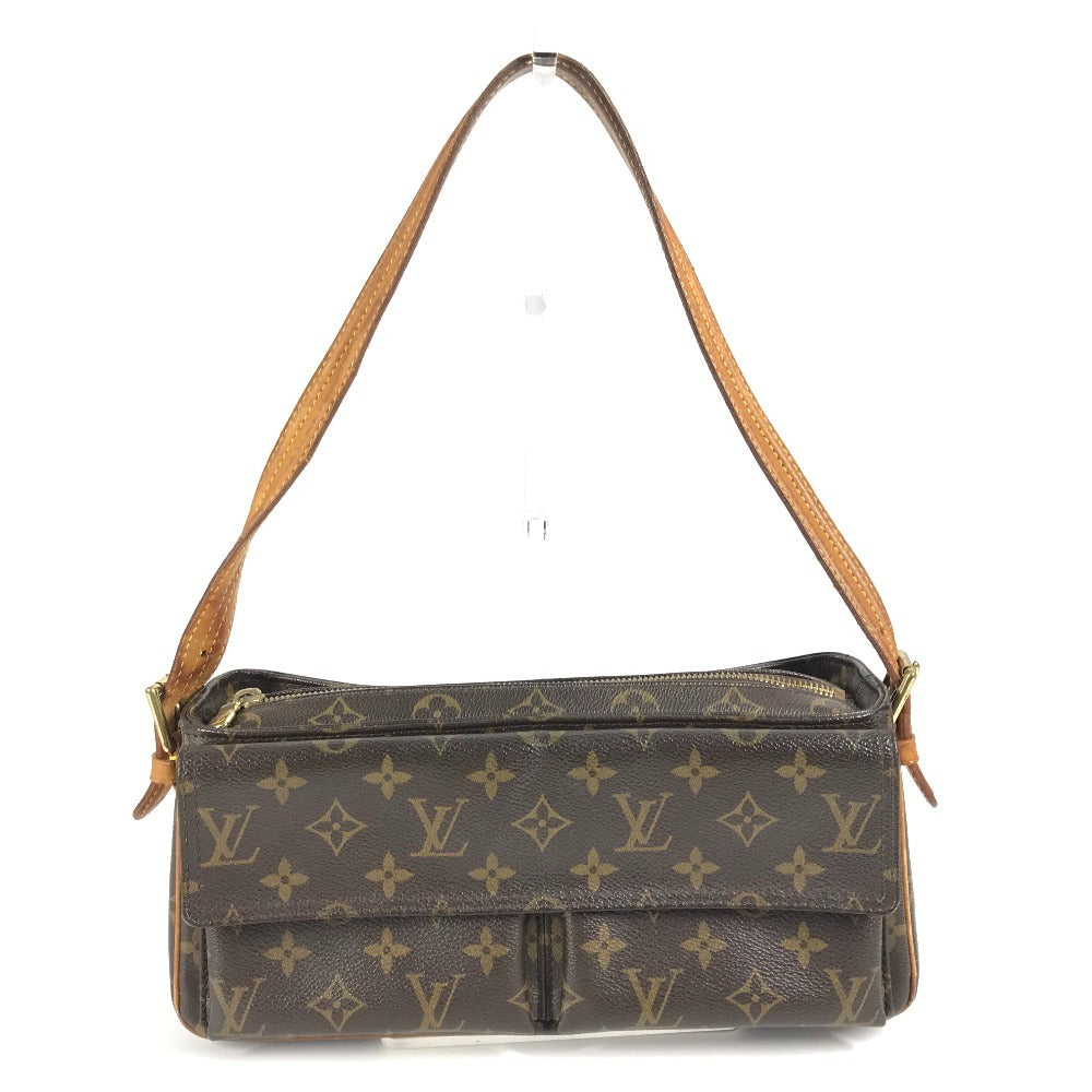 Louis Vuitton Shoulder Bag M51164 Monogram Canvas Brown Monogram Viva Cite Mm Viva Cite Mm