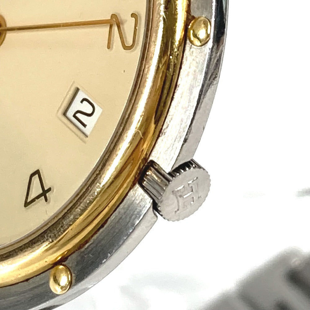 Hermes Watches Quartz Stainless Steel Silver Olympia Beige Dial
