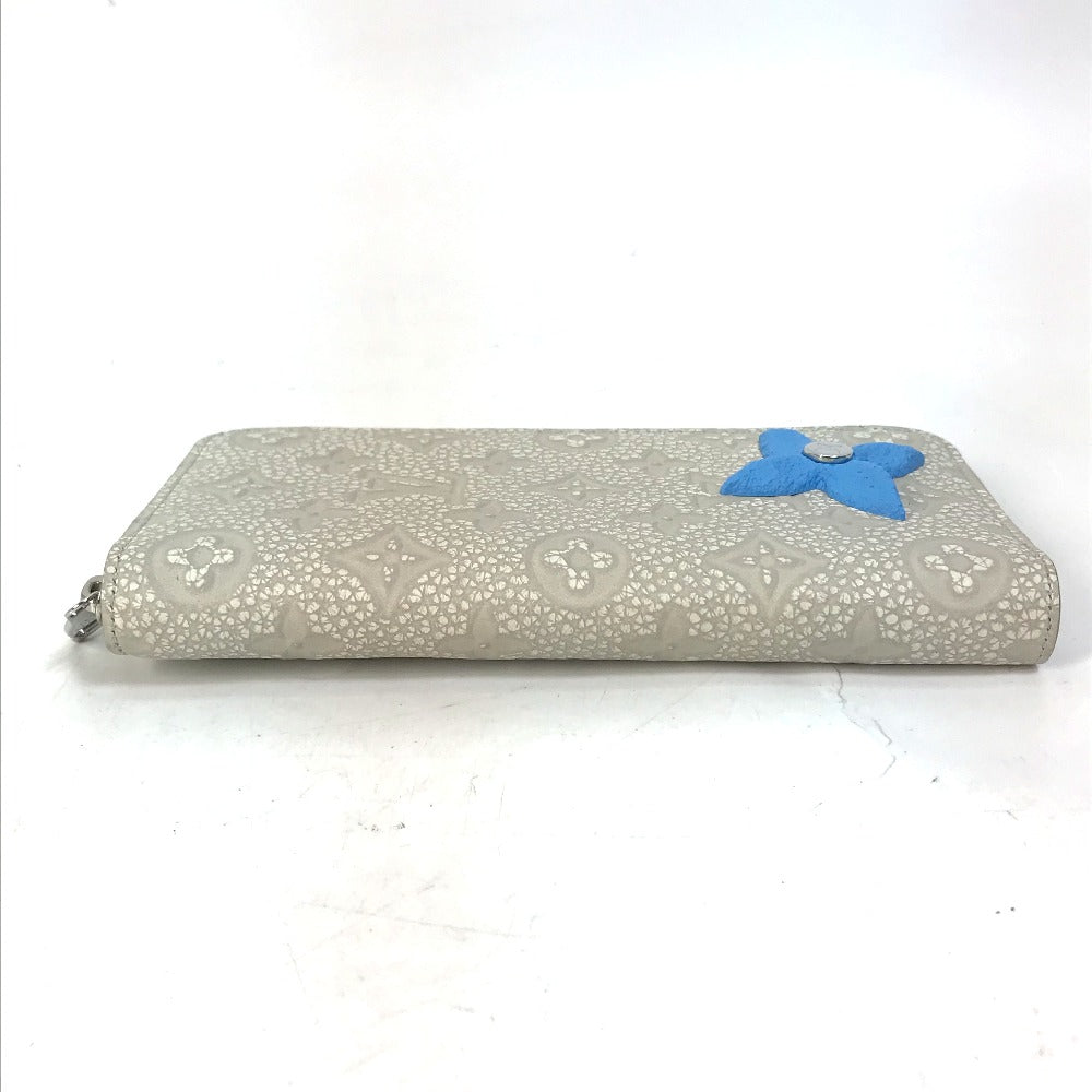 Louis Vuitton Long Wallet Purse M81573 Taurillon Clemence Leather White Taurillon Clemence Climbing