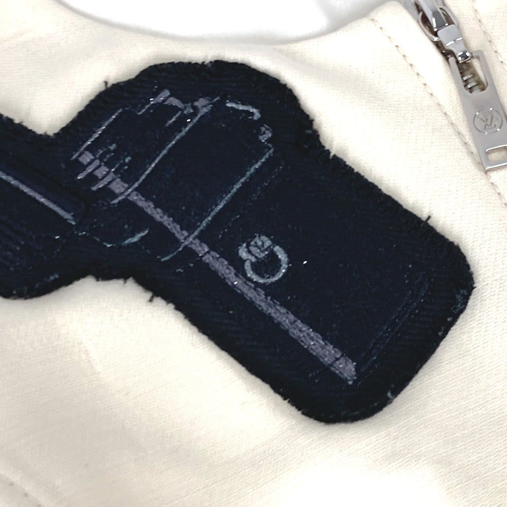 Louis Vuitton One Piece Polyester, Cotton Beige Emblem Embroidery Sleeveless Sleeveless 44