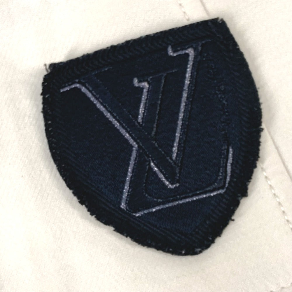 Louis Vuitton One Piece Polyester, Cotton Beige Emblem Embroidery Sleeveless Sleeveless 44