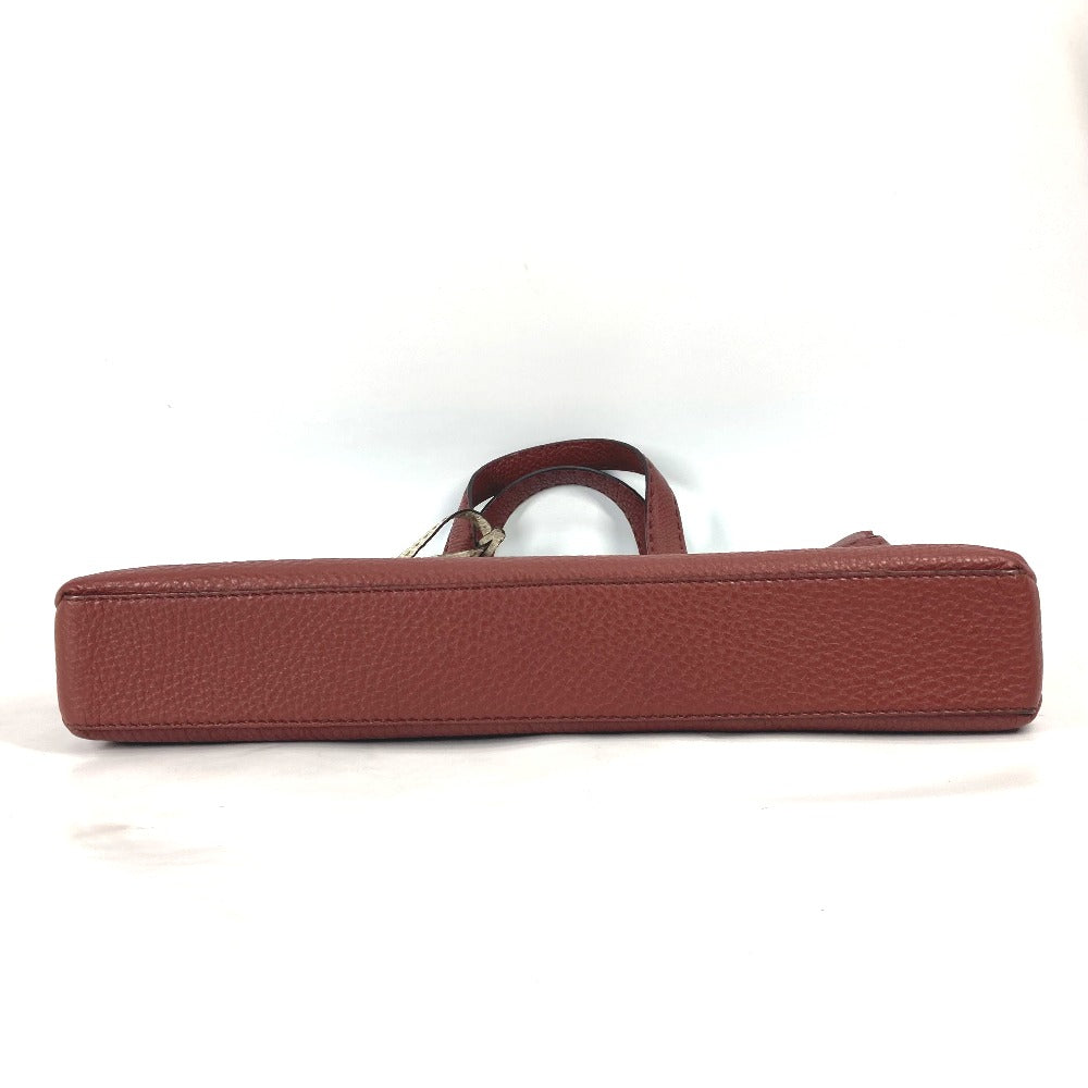 Fendi Business Bag Leather Brown Handbag Celeria Mens