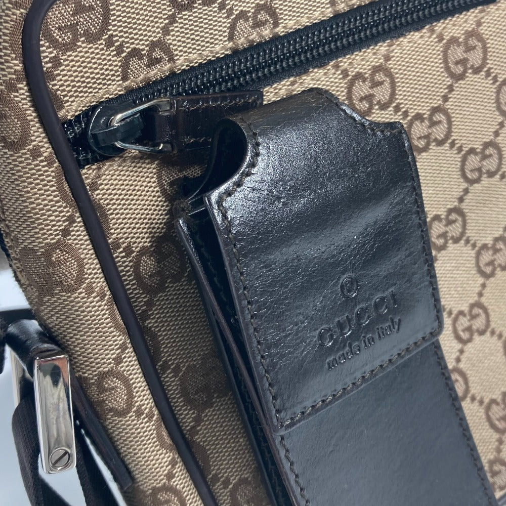 Gucci Shoulder Bag 018 1619 Canvas / Leather Beige Pochette Gg Women