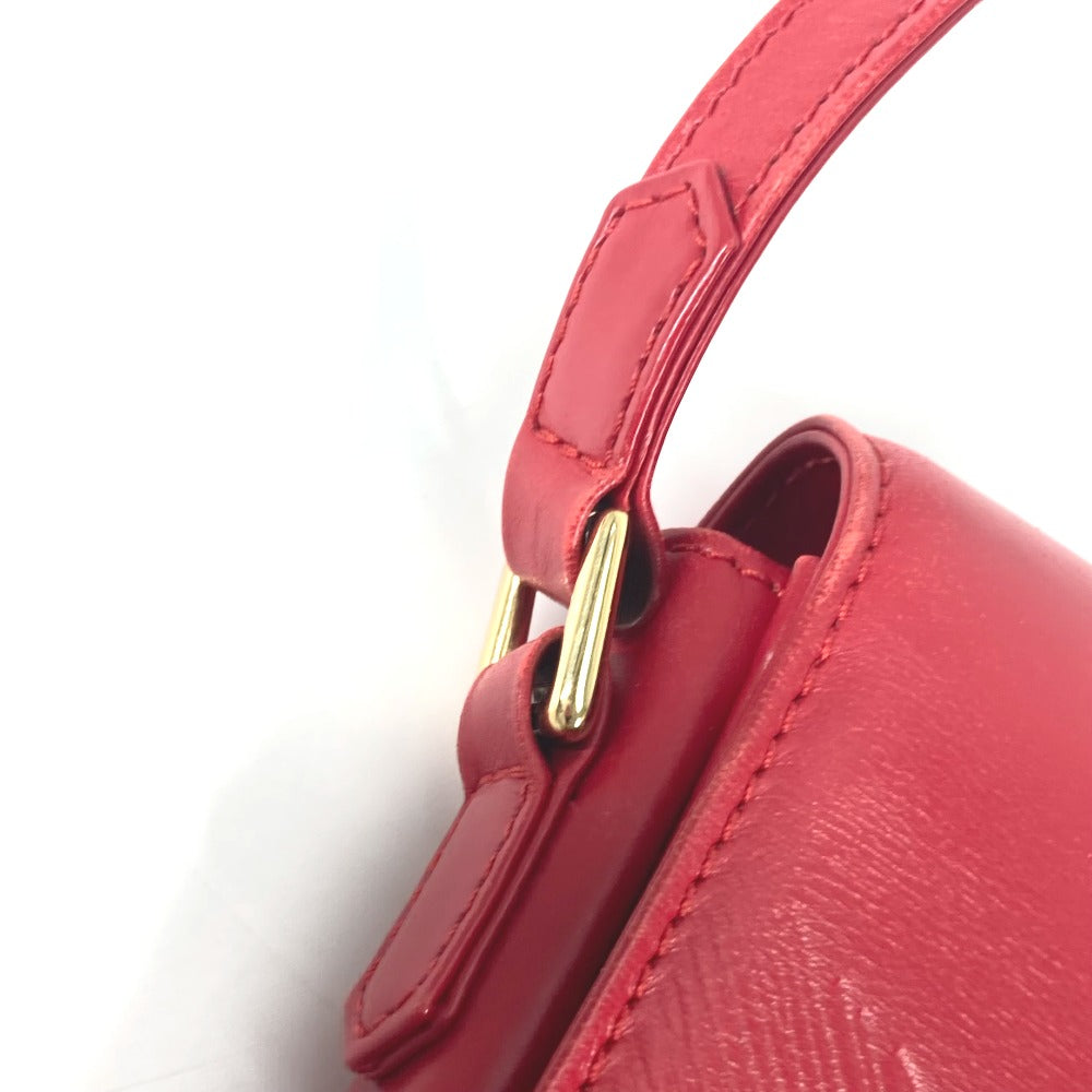 Louis Vuitton Shoulder Bag M63937 Leather Red Opera Delph Women