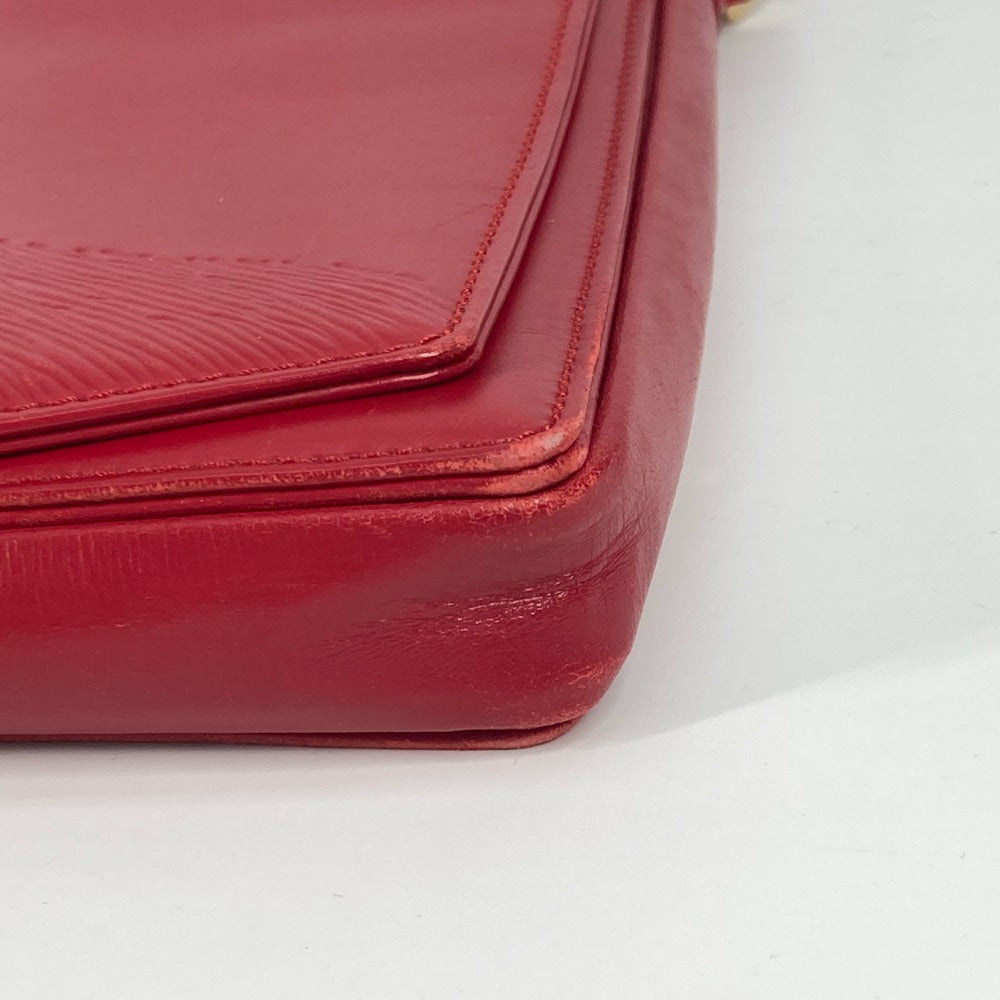 Louis Vuitton Shoulder Bag M63937 Leather Red Opera Delph Women