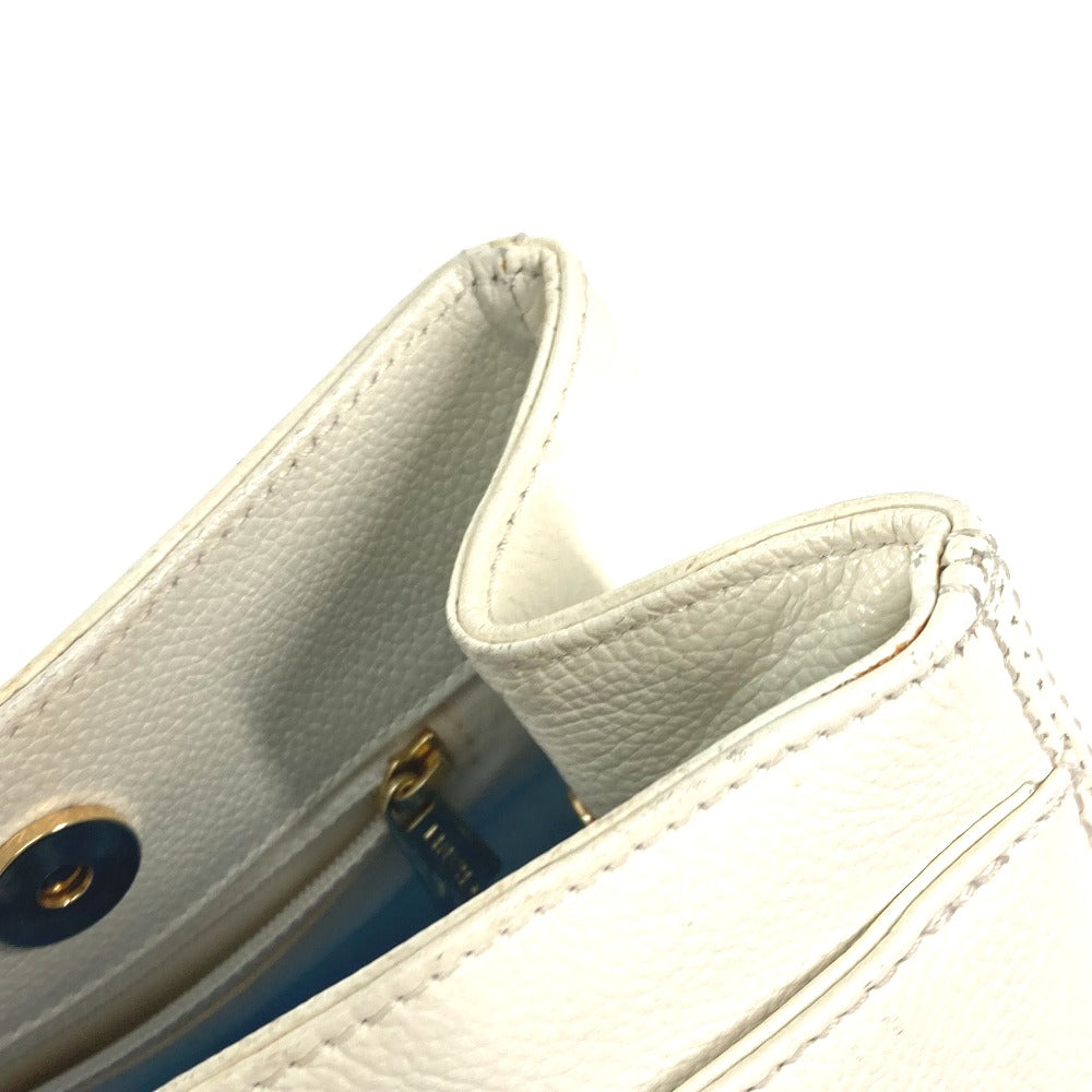 Chanel Tote Bag Caviar Skin White Type Executive Tote Women