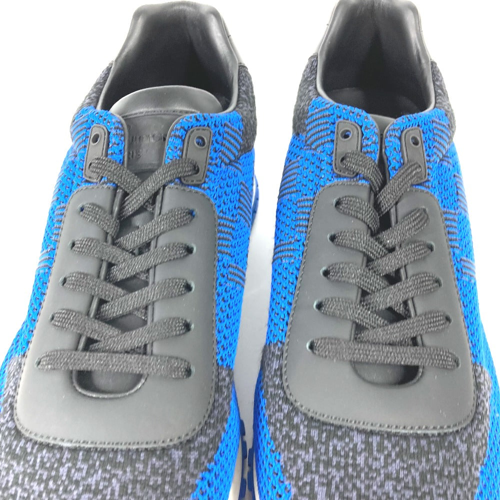 Louis Vuitton Sneakers Fabric , Fabric Blue Damier Mens 7