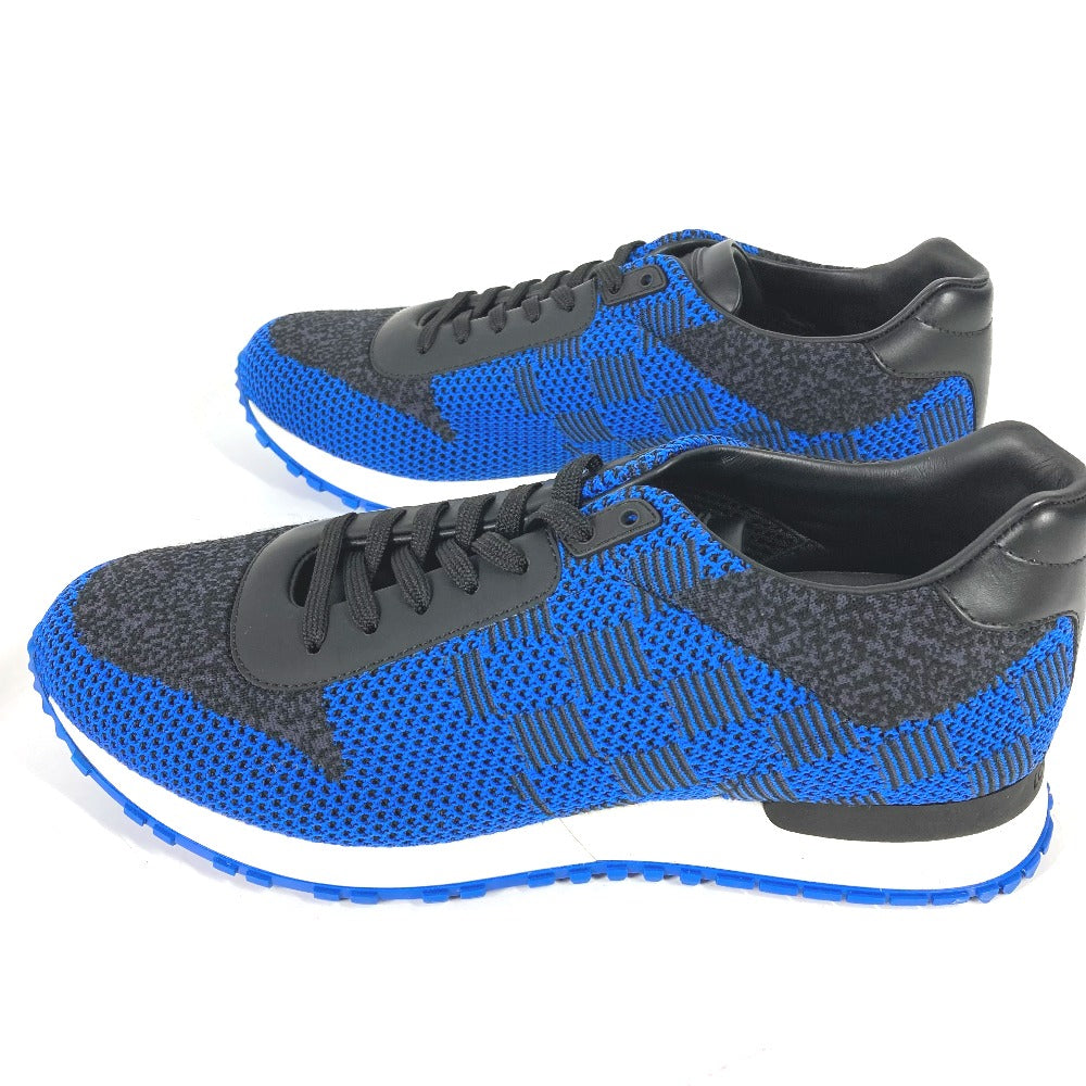 Louis Vuitton Sneakers Fabric , Fabric Blue Damier Mens 7