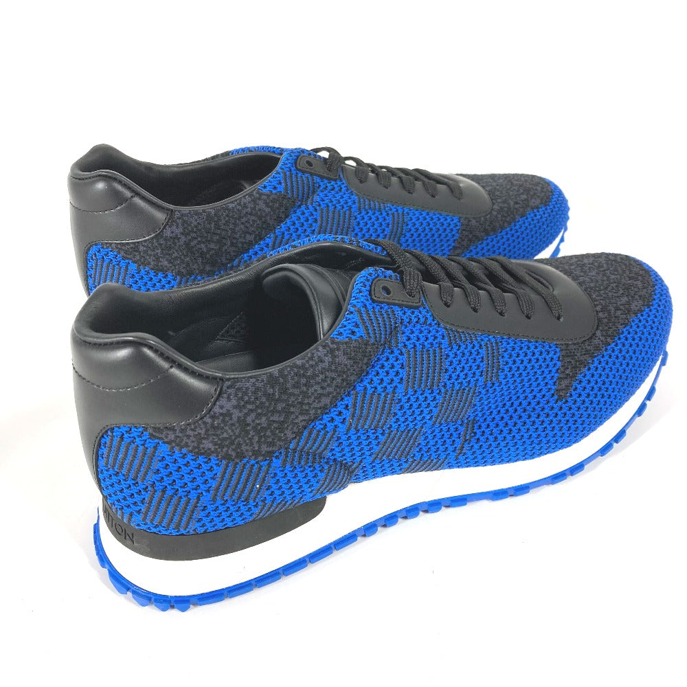 Louis Vuitton Sneakers Fabric , Fabric Blue Damier Mens 7