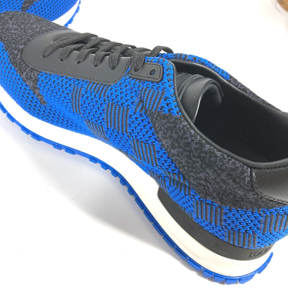 Louis Vuitton Sneakers Fabric , Fabric Blue Damier Mens 7