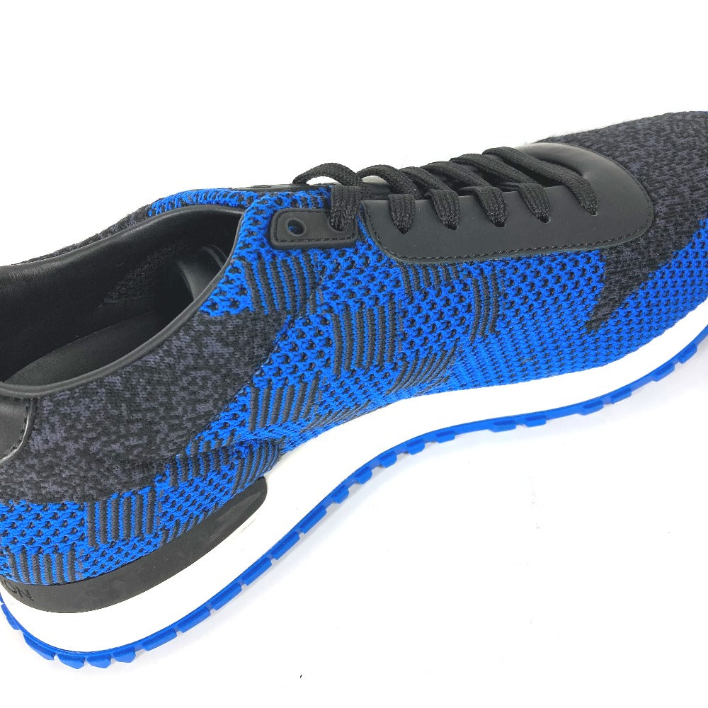 Louis Vuitton Sneakers Fabric , Fabric Blue Damier Mens 7