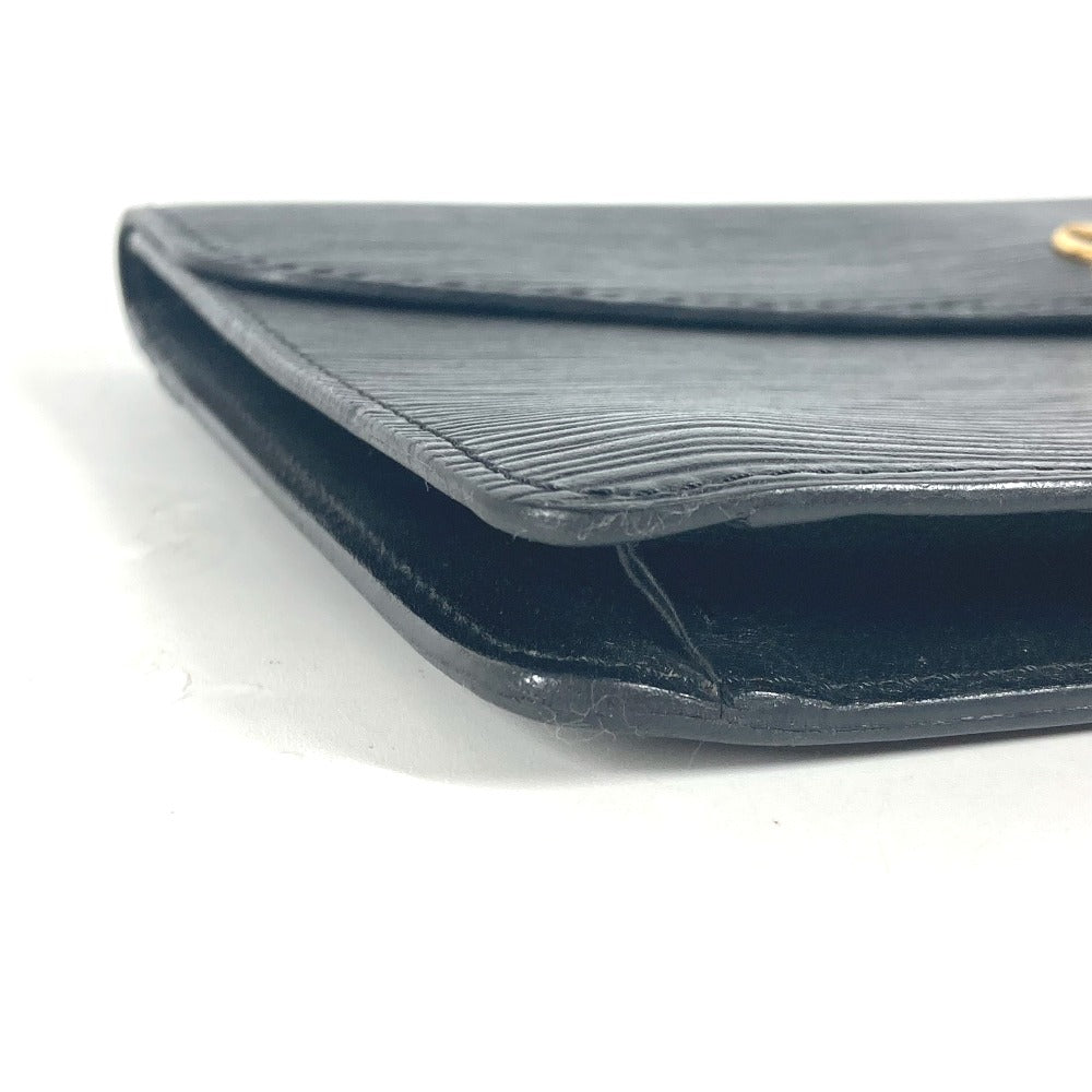 Louis Vuitton Clutch Bag M52662 Epi Leather Black Epi Montaigne 23 Women