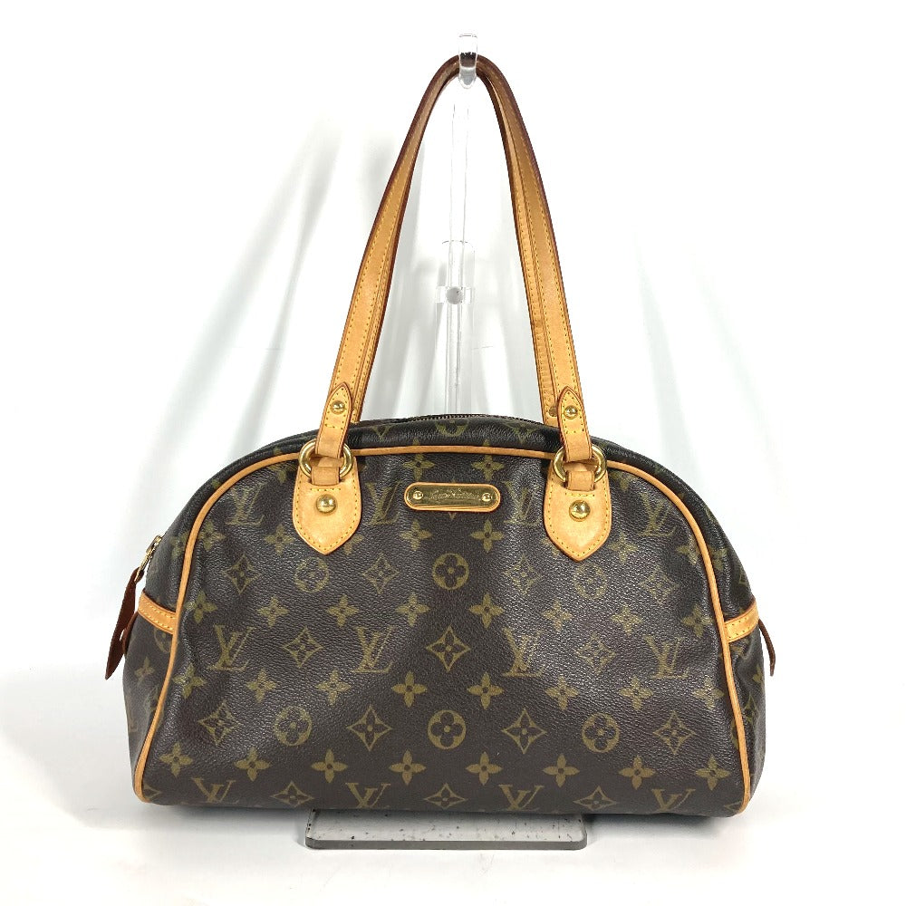 Louis Vuitton Shoulder Bag M95565 Monogram Canvas Brown Monogram Montorgueilpm Women