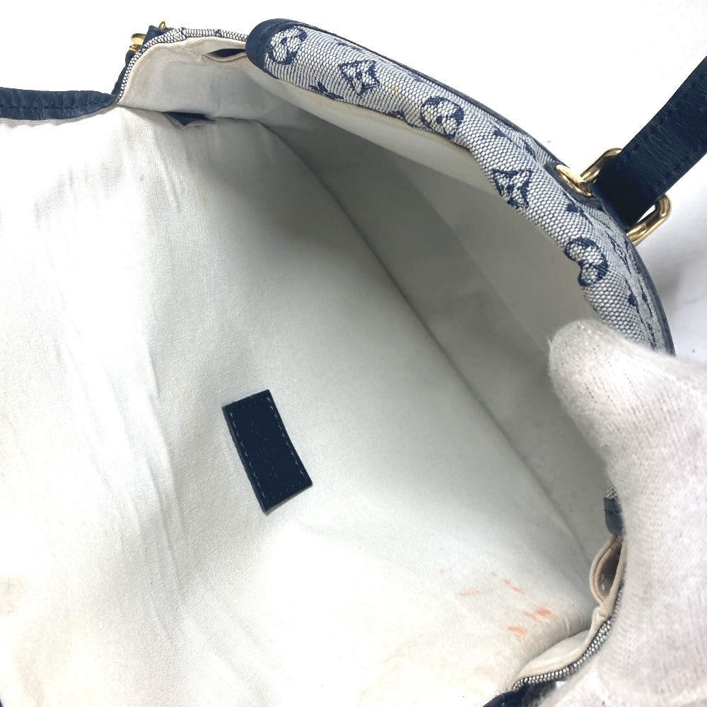 Louis Vuitton Shoulder Bag M92690 Monogram Mini Canvas Navy Monogram Mini Marjoly Women