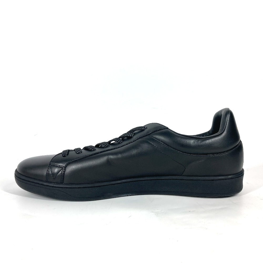 Louis Vuitton Sneakers Leather Black Luxembourg Line Shoes Shoes Logo Lv 9 1/2