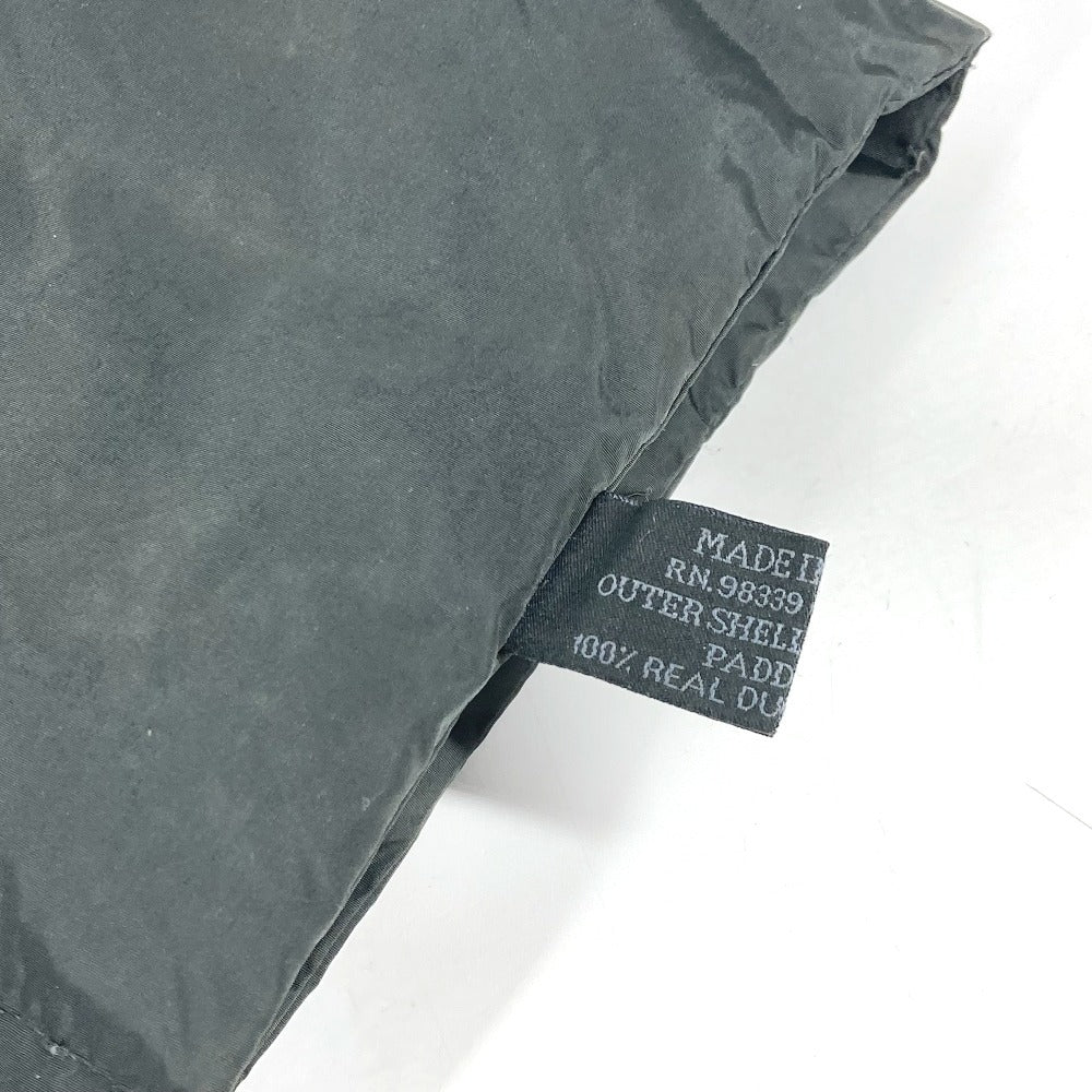 Prada Scarf Nylon Black Down Muffler Logo