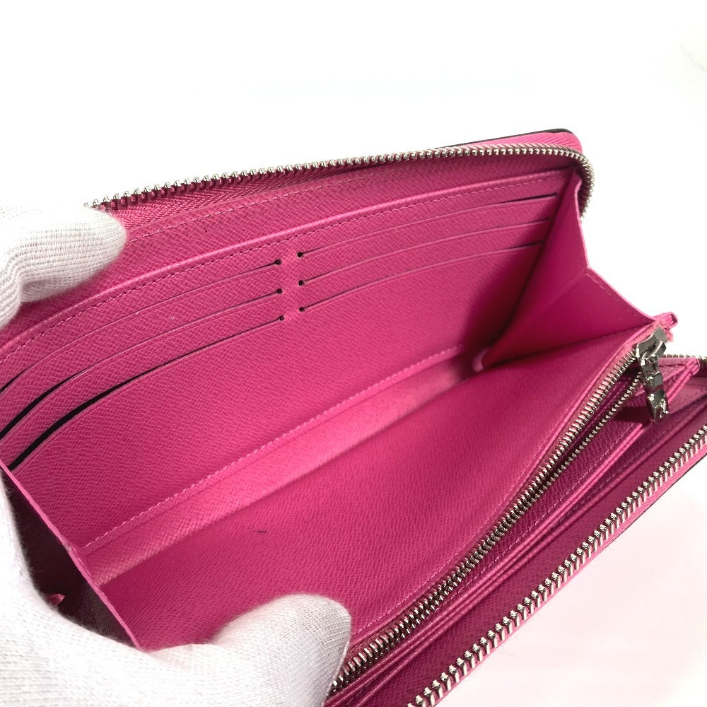 Louis Vuitton Long Wallet Purse M69347 Epi Leather Pink Epi Zippy Wallet Unisex(Unisex)