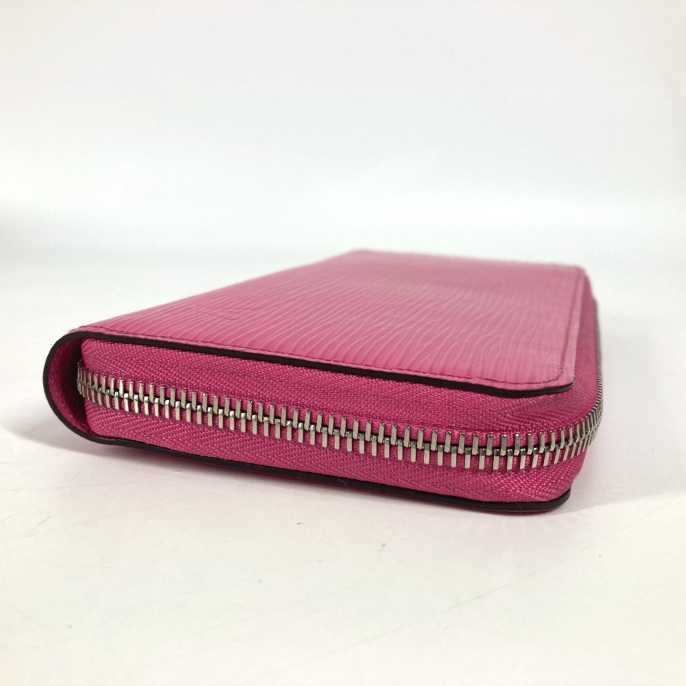 Louis Vuitton Long Wallet Purse M69347 Epi Leather Pink Epi Zippy Wallet Unisex(Unisex)
