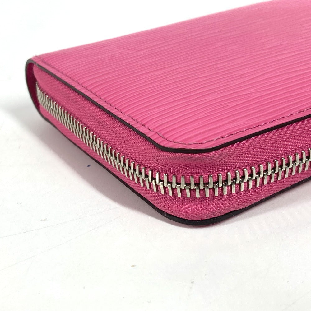 Louis Vuitton Long Wallet Purse M69347 Epi Leather Pink Epi Zippy Wallet Unisex(Unisex)